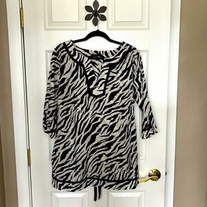 3 for $10 Kim Parrish Collection 100% Cotton Ladies Tunic  w/Loads of Details L